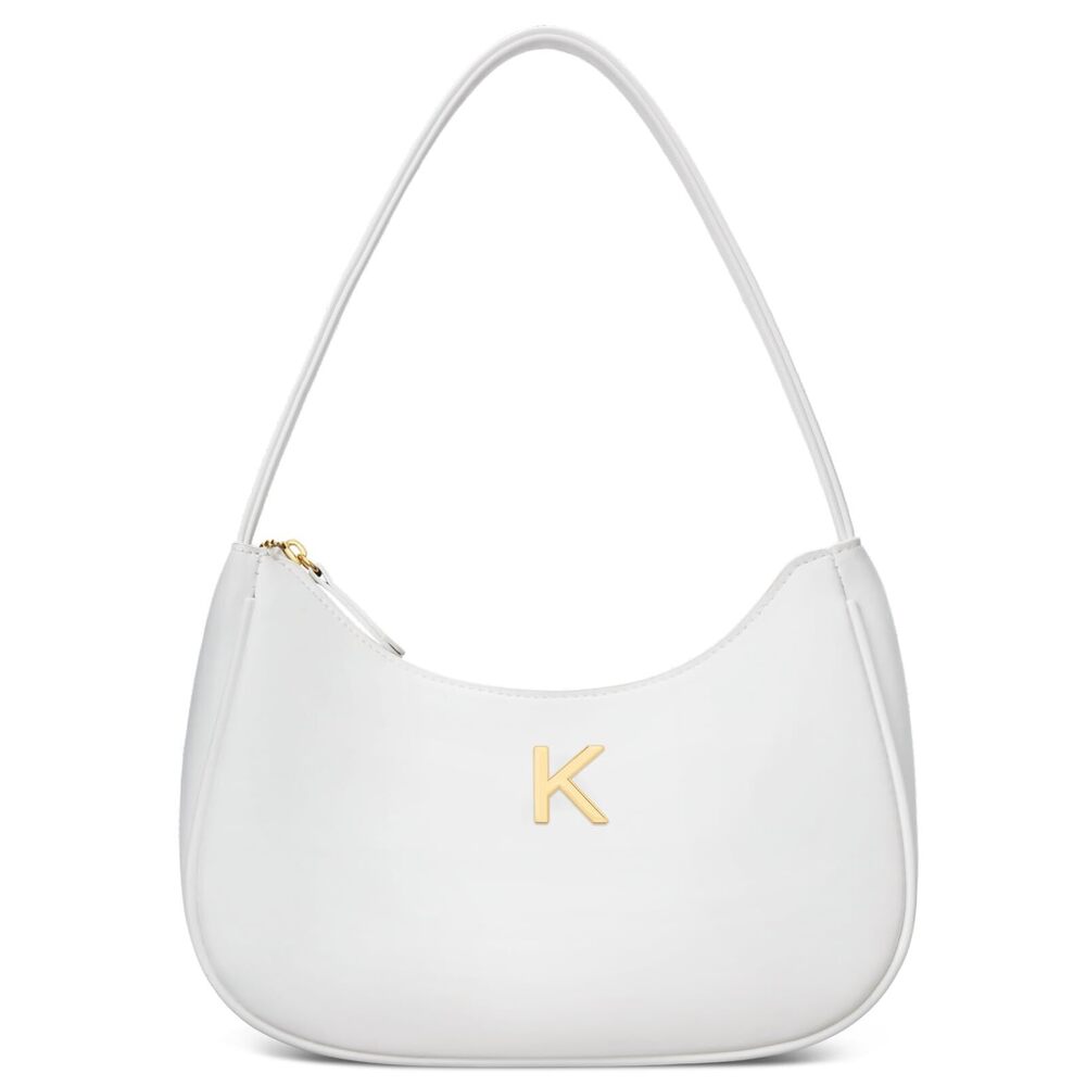 8296 Gift Shoulder Bag Clutch Tote HandBags Purses with Gold Initials